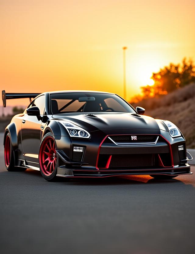 Nissan GT-R Carbon Fiber Aerodynamics